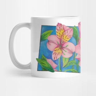 Alstroemeria in a Frame Mug